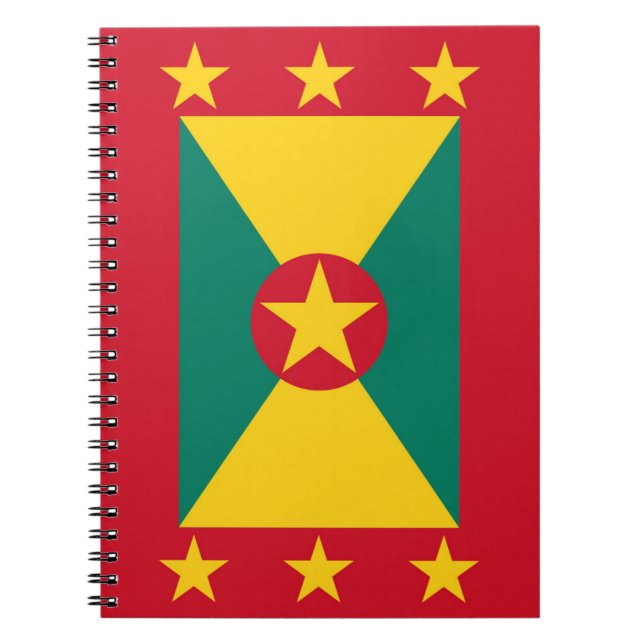 Grenada flagga anteckningsbok (Framsidan)