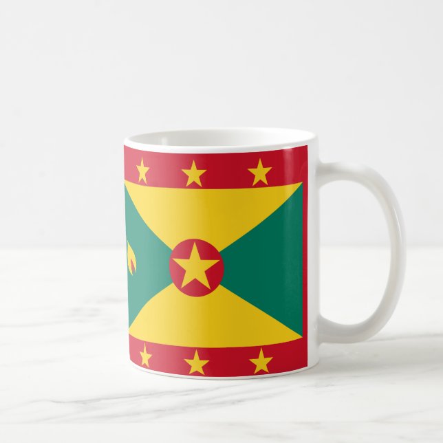 Grenada Flagga Ceramic Coffee Mugg (Höger)