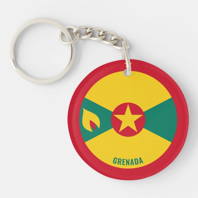 Grenada Flagga Charming Patriotic (Framsidan)