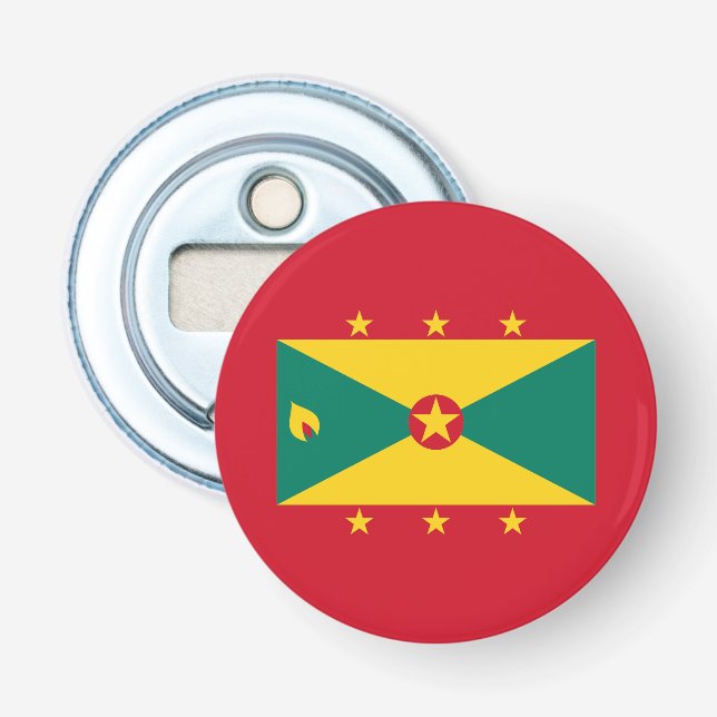 Grenada Flagga Flasköppnare (Framsidan)