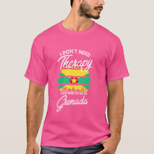 Grenada Flagga I Vacation Grenada T Shirt