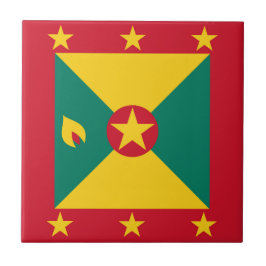 Grenada flagga kakelplatta