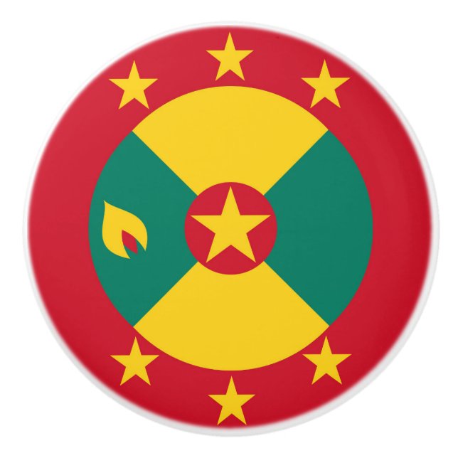 Grenada flagga knopp (Framsidan)