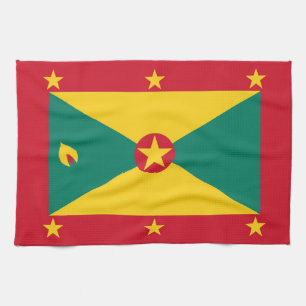 Grenada flagga kökshandduk