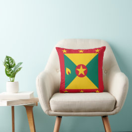 Grenada flagga kudde