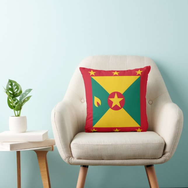 Grenada flagga kudde (Stol)