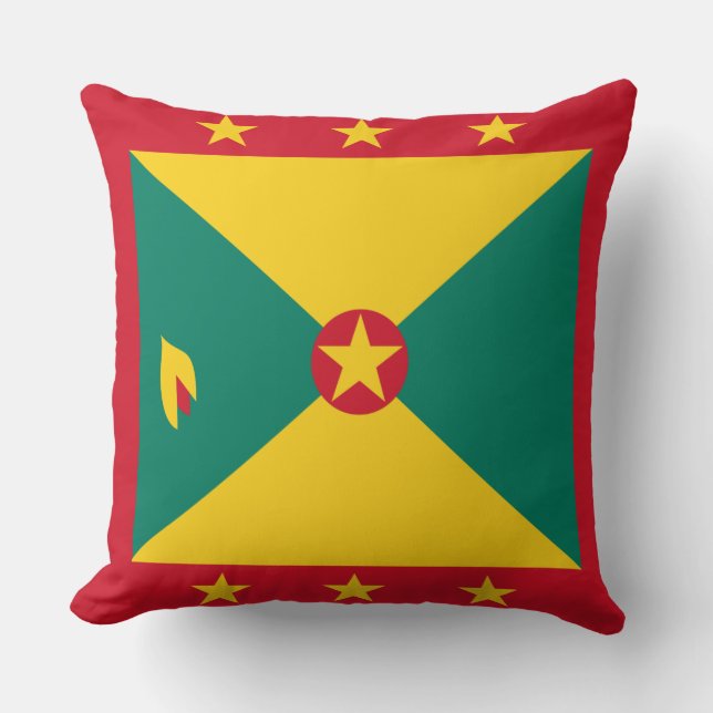 Grenada flagga kudde (Framsida)