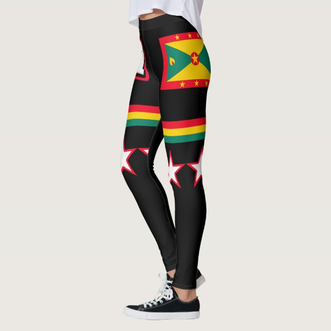 Grenada flagga leggings (Vänster)