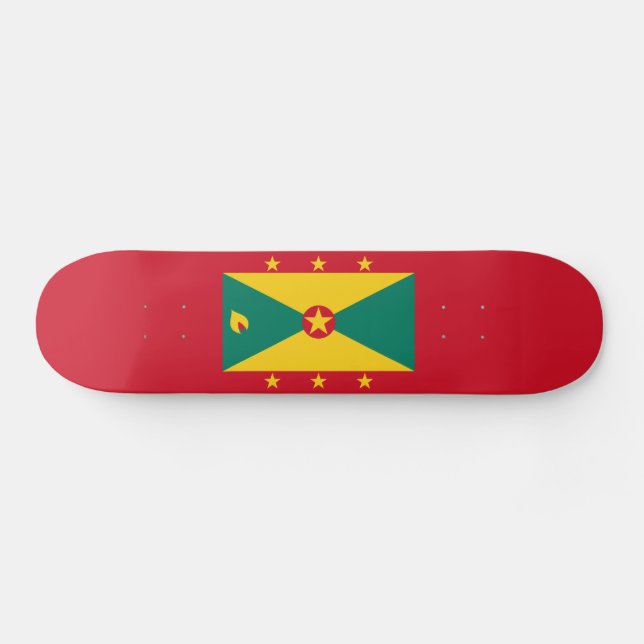 Grenada Flagga Mini Skateboard Bräda 18,5 Cm (Horz)