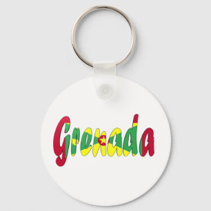 Grenada flagga nyckelring