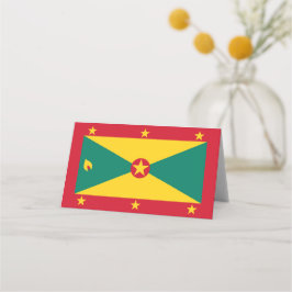 Grenada flagga placeringskort