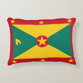 Grenada flagga prydnadskudde