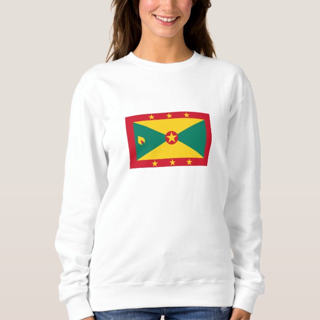 Grenada Flagga T Shirt (Framsida)