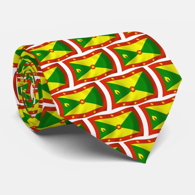 Grenada Flagga Tie Slips (Rullad)