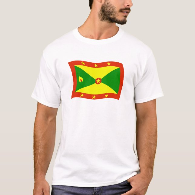 Grenada Flagga Tröja (Framsida)