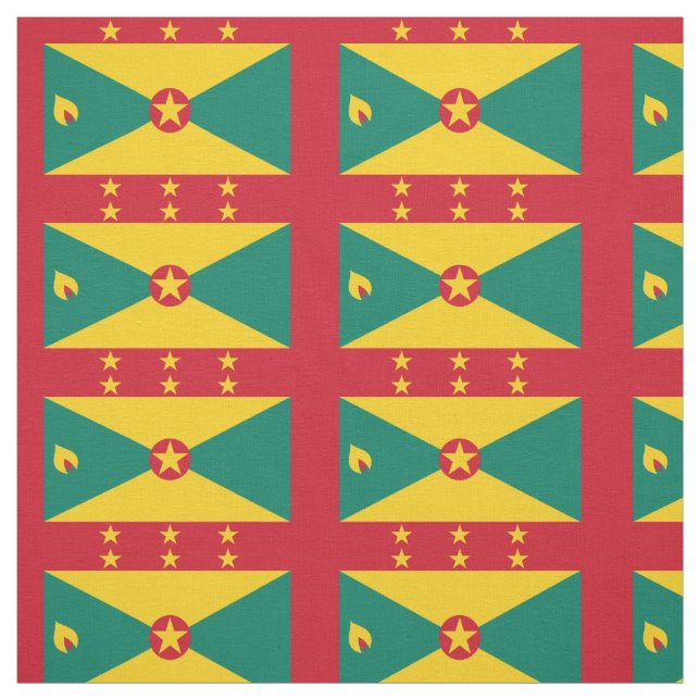 Grenada Flagga Tyg (Provkarta)