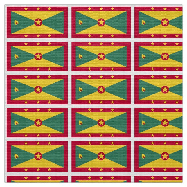 Grenada Flagga Tyg (Provkarta)