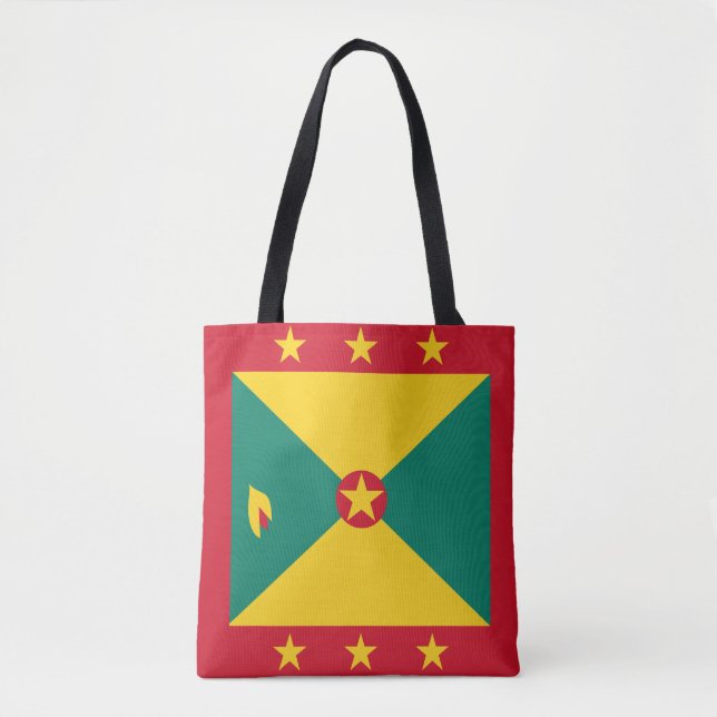 Grenada flagga tygkasse (Framsida)