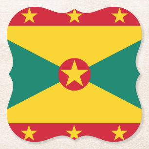 Grenada Flagga Underlägg Papper
