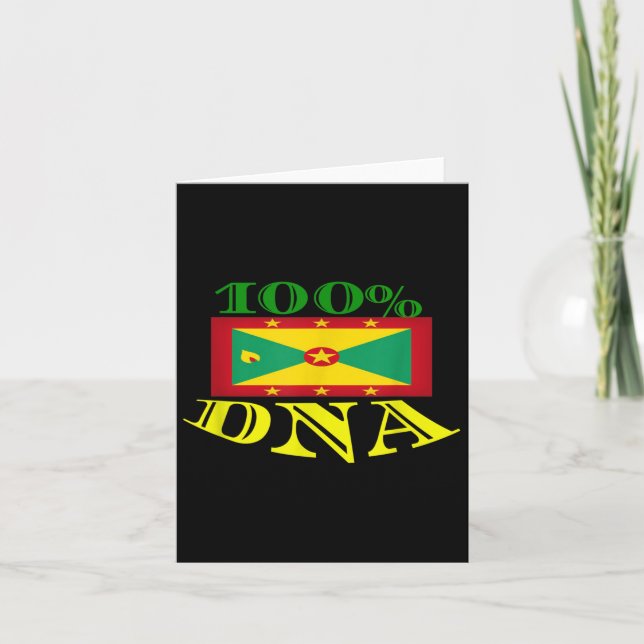 Grenada Flagga Vacation and Motivation Kort (Framsida)