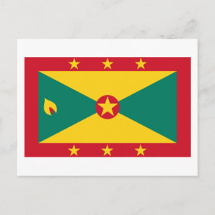 Grenada Flagga vykort