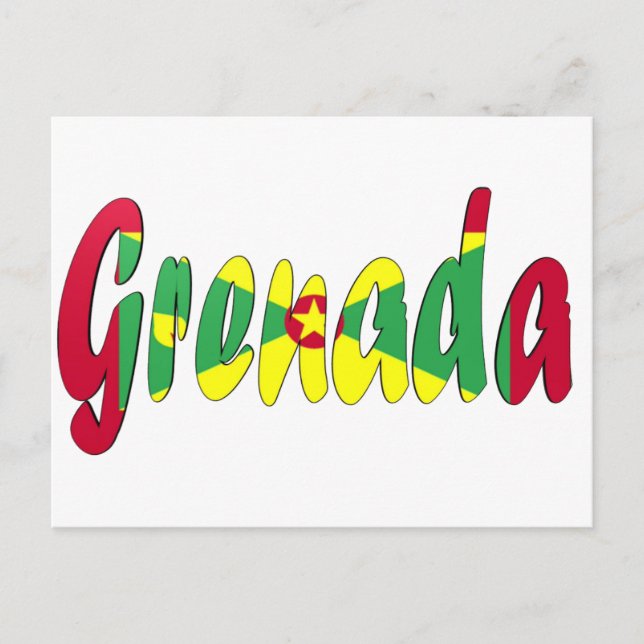 Grenada Flagga Vykort (Framsida)