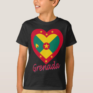 Grenada flaggahjärta tröja