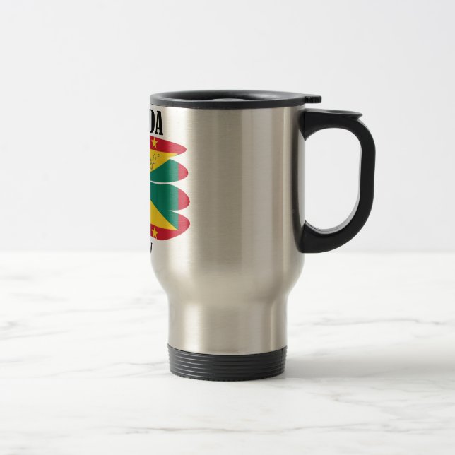Grenada flaggatravel mug resemugg (Höger)
