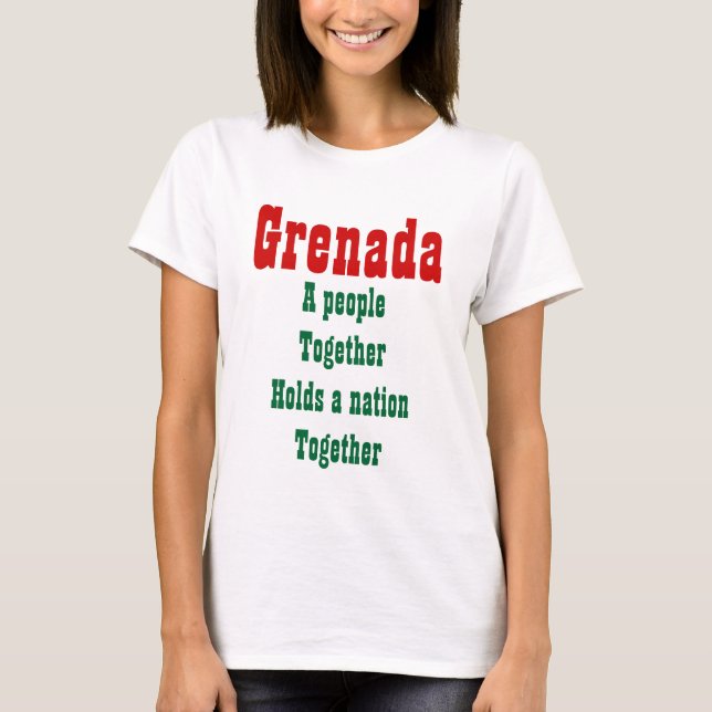 Grenada folkets t-shirts (Framsida)