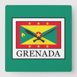 Grenada Fyrkantig Klocka