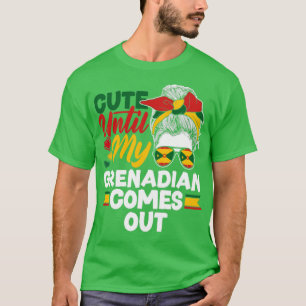 Grenada Grenadian Flagga cute Tills My Grenadian C T Shirt