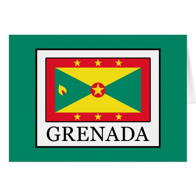Grenada Hälsningskort (Framsidan Horizontal)