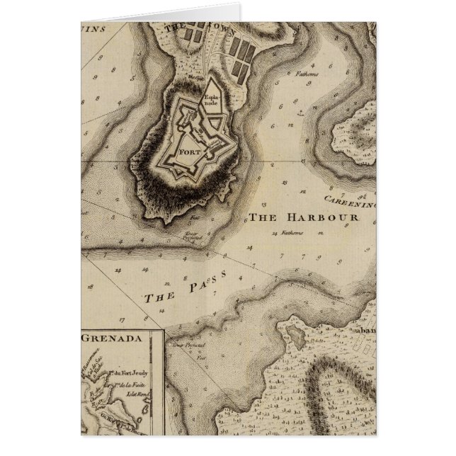 Grenada Hälsningskort (Framsidan)