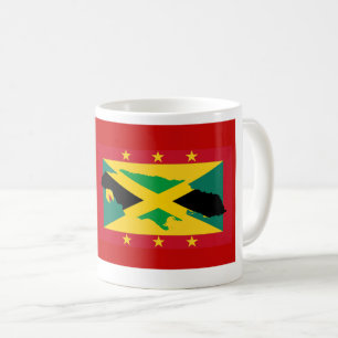 GRENADA JAMAICA FLAGGA Christian Dual Heritage Kaffemugg