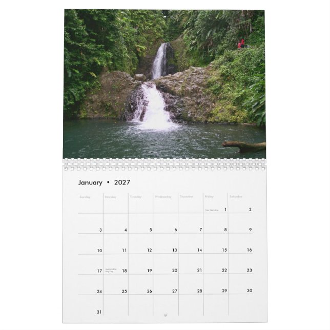 Grenada kalender (Jan 2027)