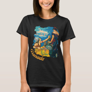 Grenada Karibiska hamnen Tropisk resa T Shirt