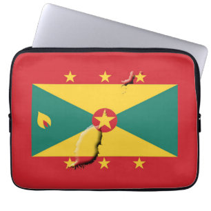 GRENADA Karta Patriotic Computer RED Laptop Fodral