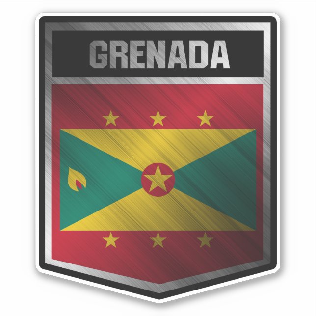 Grenada Klistermärken (Framsida)
