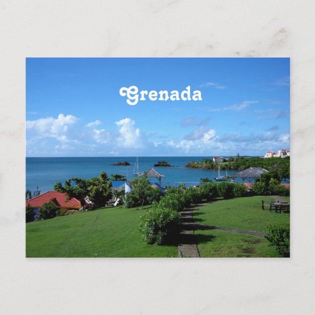 Grenada landskap vykort (Framsida)