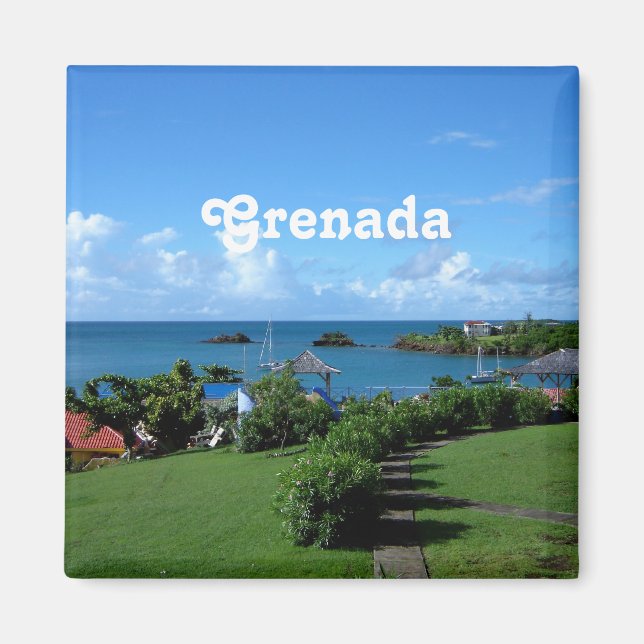 Grenada liggande magnet (Framsidan)