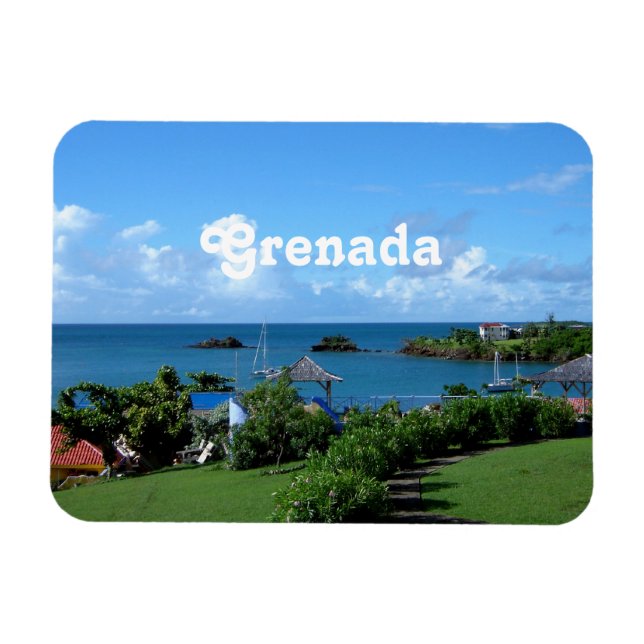 Grenada liggande magnet (Horisontell)