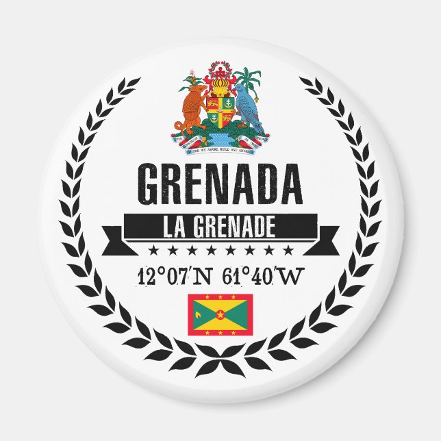 Grenada Magnet (Framsidan)