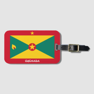 Grenada National Flagga Patriotic Bagagebricka