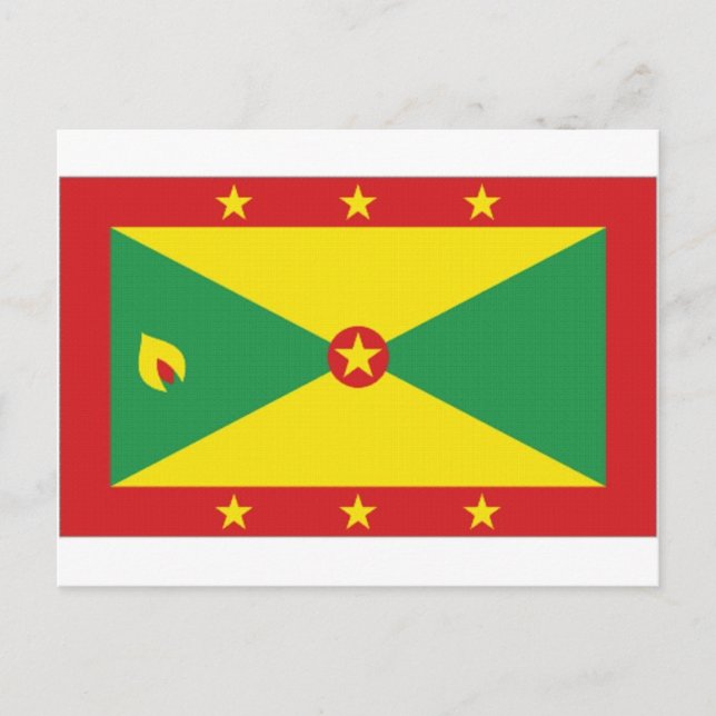 Grenada National Flagga Vykort (Framsida)