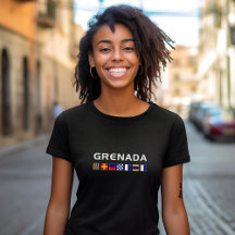 Grenada Nautical Sailing Flaggor Mörk Färg