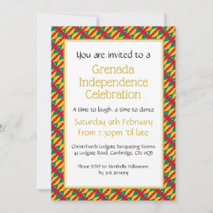 GRENADA OBEROENDE ANNIVERSARY INBJUDNINGAR