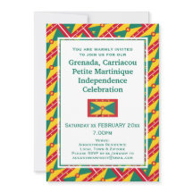 GRENADA OBEROENDE FIRANDE Grenadian Flagga