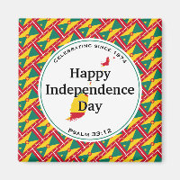 GRENADA OBEROENDE Grenadian Flagga Scripture