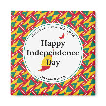 GRENADA OBEROENDE Grenadian Flagga Scripture