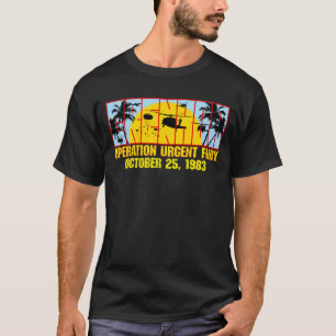 Grenada-Operation Urgent Fury Mörk T-Shirt